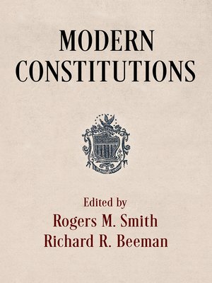 cover image of Modern Constitutions